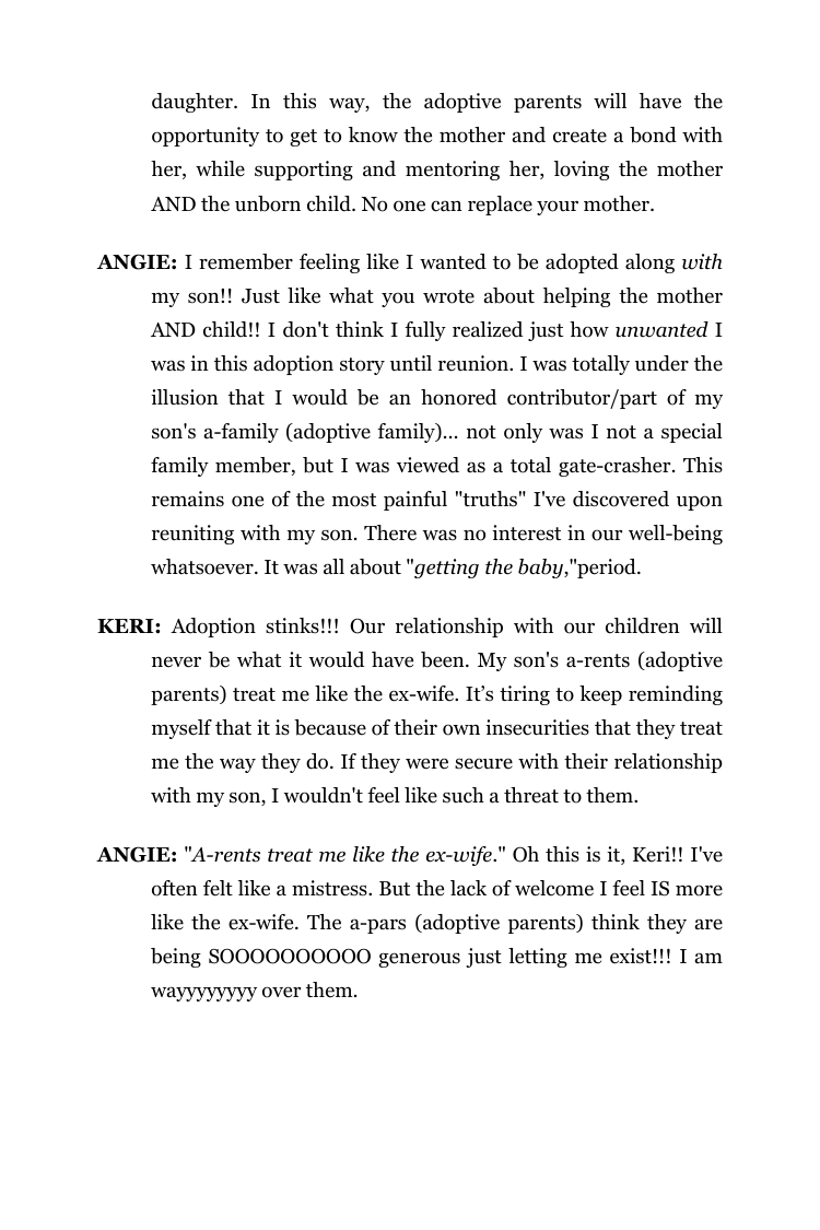 Text except taken from the upcoming book, Mothers of Loss (5/5)